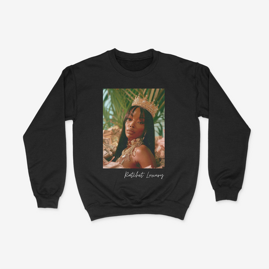 QUEEN NOIR CREWNECK